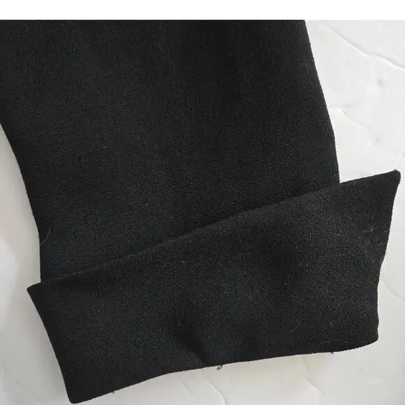 Vintage Zelda 90's Y2K Artsy Black Button-Up Jacket Soutache Trim, Size 8 - Picture 5 of 8